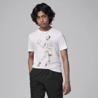 Nike Air Jordan Big детские Dots Graphic футболка цвет белый