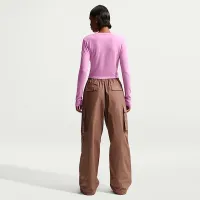 Nike Sportswear жіноча Slim Long-Sleeve футболка колір фіолетовий