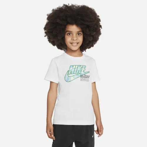 Nike Futura Little детские Graphic футболка цвет белый