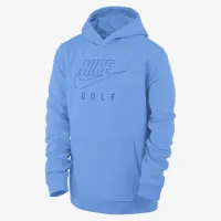 Nike Swoosh Club Fleece Big детские для гольфа Pullover Толстовка с капюшоном синий