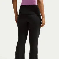 Nike Sportswear Chill Knit женская Mid-Rise Tight Ribbed Pants цвет черный