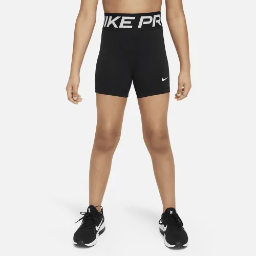 Nike Pro Girls' Dri-FIT шорти колір чорний