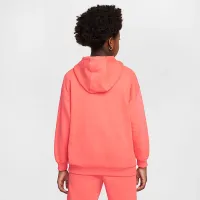 Nike Sportswear Club Fleece Big детские оверсайз Pullover Толстовка с капюшоном Orange