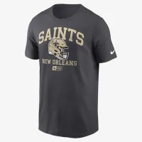 New Orleans Saints Helmet Essential чоловічі Nike NFL футболка колір сірий