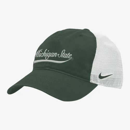 Michigan State Heritage86 Nike College Trucker Hat колір зелений