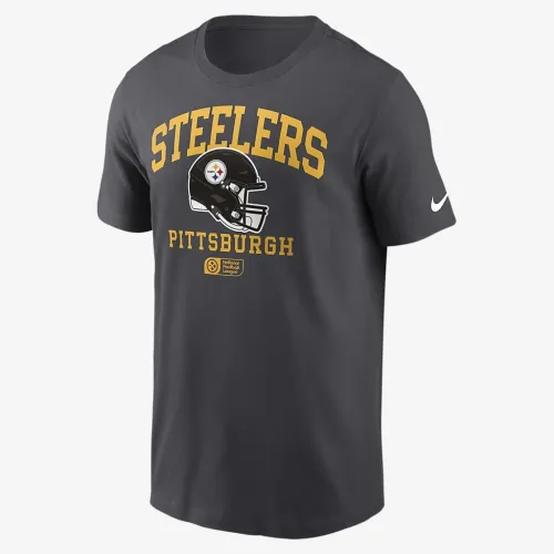 Pittsburgh Steelers Helmet Essential чоловічі Nike NFL футболка колір сірий