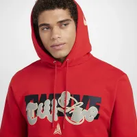 Nike Ja мужские Fleece баскетбольные Толстовка с капюшоном цвет красный