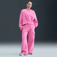 Nike Sportswear Phoenix Fleece женская Over-оверсайз Crew-Neck свитшот Pink