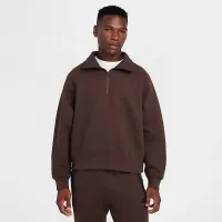 Nike Tech чоловічі Fleece Half-Zip Top колір коричневий