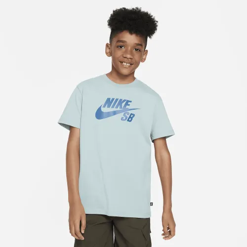 Nike SB Big дитячі футболка колір зелений