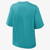 Miami Dolphins Boxy жіноча Nike NFL футболка колір зелений