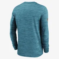 Jacksonville Jaguars Sideline Velocity чоловічі Nike Dri-FIT NFL Long-Sleeve футболка колір зелений
