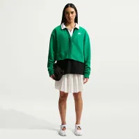Nike Sportswear Club Fleece жіноча Loose Cardigan колір зелений
