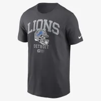 Detroit Lions Helmet Essential мужские Nike NFL футболка цвет черный