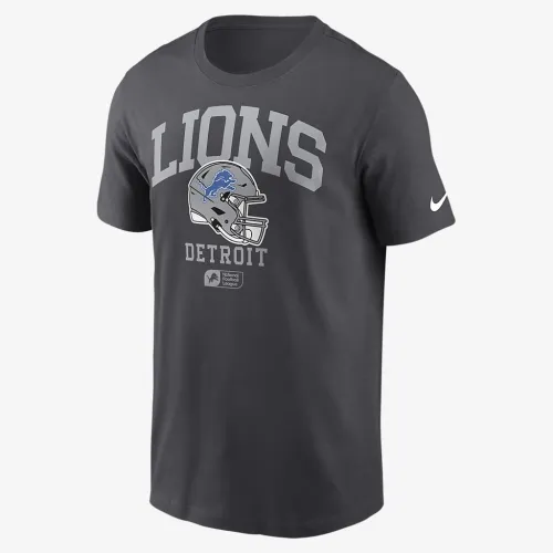 Detroit Lions Helmet Essential мужские Nike NFL футболка цвет черный
