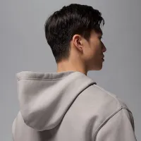Nike Jordan Brooklyn Fleece мужские Pullover Толстовка с капюшоном цвет серый