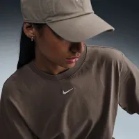 Nike Sportswear Essential женская футболка цвет коричневый
