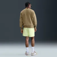 Nike Club чоловічі Fleece Crew колір коричневий