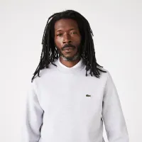 Кофта/футболка Lacoste Organic Brushed бавовнянісвітшот SH9608-CCA - Сіра