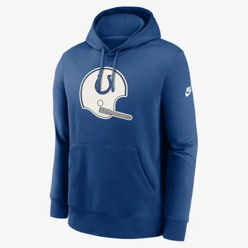 Indianapolis Colts Rewind Club Logo Men’s Nike NFL Pullover Толстовка з капюшоном блакитний