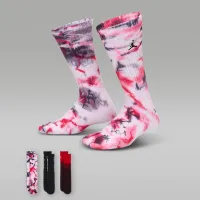 Nike Jordan Essentials Big детские Poolside Crew носки (3 пары) цвет черный