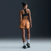 Nike Tempo женская Dri-FIT Mid-Rise Brief-Lined Running шорты Orange