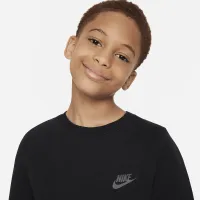 Nike Sportswear Tech Fleece Big дитячі (для хлопчиків) світшот колір чорний
