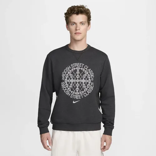 Nike Standard Issue чоловічі Dri-FIT баскетбольні Crew-Neck світшот колір чорний
