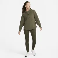 Nike Dri-FIT Prima женская Pullover тренировочные Толстовка с капюшоном цвет зеленый