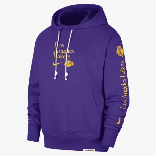 Los Angeles Lakers Standard Issue Courtside чоловічі Nike Dri-FIT NBA Толстовка з капюшоном колір фіолетовий