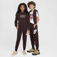 Nike Club Fleece Big дитячі Joggers колір червоний