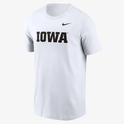 Iowa Hawkeyes Primetime Wordmark чоловічі Nike College футболка колір білий