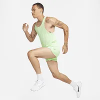 Nike Fast мужские Dri-FIT Running Singlet цвет зеленый