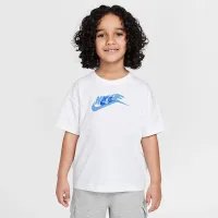 Nike Little дитячі On The Move Basic футболка колір білий