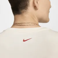 Nike Sportswear Chill Knit жіноча Cropped футболка колір коричневий