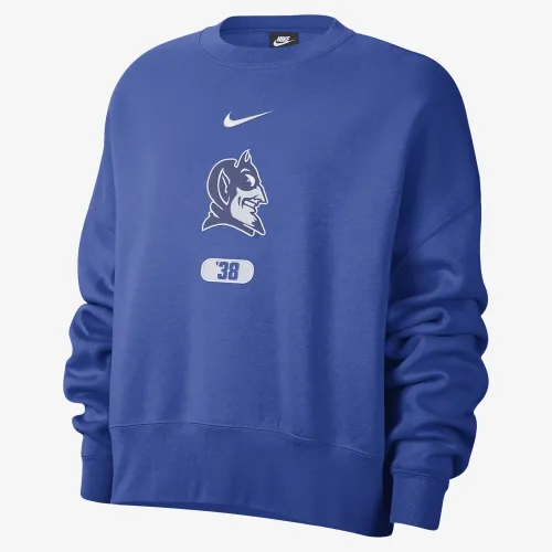 Duke жіноча Nike College Crew-Neck світшот блакитний