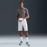 Nike Tour чоловічі Dri-FIT Heatheколір червоний для гольфу Polo колір коричневий
