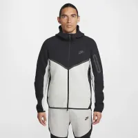 Nike Tech мужские Full-Zip Windrunner Толстовка с капюшоном цвет черный