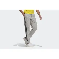 Штаны adidas Essentials French Terry Tapeцвет красный Cuff 3-Stripes Pants GK8889 - Серые