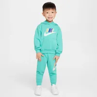 Nike Sportswear Club Fleece Toddler Толстовка с капюшоном набор цвет зеленый