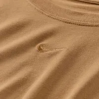 Nike Sportswear Chill Knit женская футболка цвет коричневый