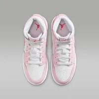 Nike Air Jordan 1 Mid Big детские Кроссовки Pink