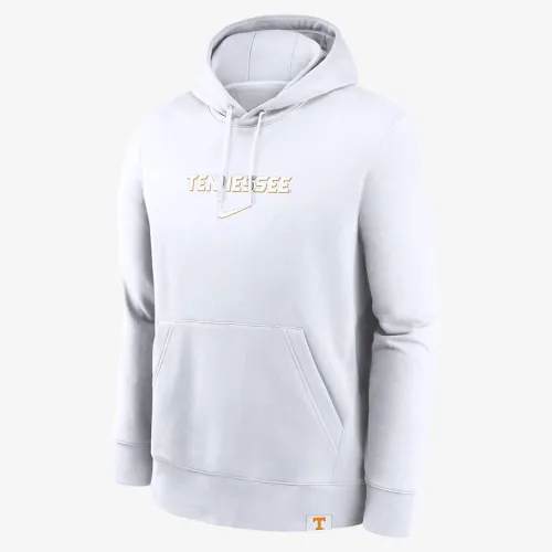 Tennessee Volunteers Statement Wordmark Lockup Heavyweight чоловічі Nike College Pullover Толстовка з капюшоном колір білий