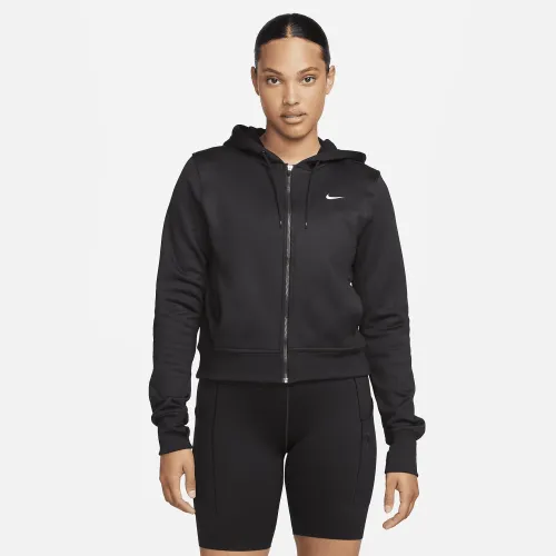 Nike Therma-FIT One женская Full-Zip Толстовка с капюшоном цвет черный