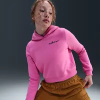 Nike Sportswear Phoenix Fleece жіноча Shrunken Толстовка з капюшоном Pink