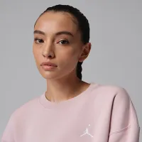 Nike Jordan Brooklyn Fleece женская Crew-Neck свитшот Pink