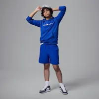 Nike Jordan Big детские Jumpman Woven Play шорты синий