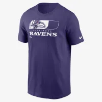 Baltimore Ravens Air Essential мужские Nike NFL футболка цвет фиолетовый