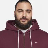 Nike Solo Swoosh мужские Full-Zip Толстовка с капюшоном цвет красный