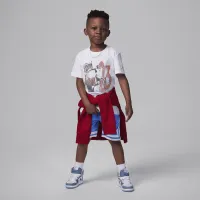 Nike Jordan Retro Spec Little дитячі Graphic футболка колір білий